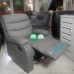 Anton Basic Reclining Chair in Gray