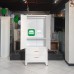 Kate Two Door Modern All Metal Cabinet