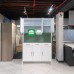 Amos Modern All-Metal Kitchen Storage Cabinet Amos Modern All-Metal Kitchen Storage Cabinet