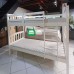 Aaron Single size Bunk Bed in White