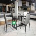 Onyx Luxe Dining set for Four (4)