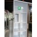 Balthazar Two Tone color All Metal Wardrobe Cabinet