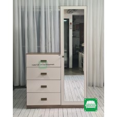 Two Tone Vanity with Chest of drawers