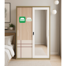 Justin All Metal Two Door Sliding Door Cabinet