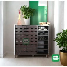 Sitti Shoe Cabinet in Dark Wenge color