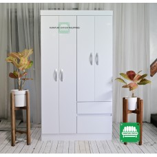Best Selling Compact Wardrobe Cabinet White