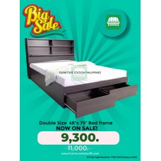 Belmont Double size bed frame with storage