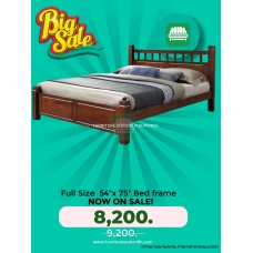 Abby Full size bed frame with storage