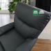Master Rocking Reclining Chair with Cup Holders Black