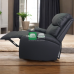 Master Rocking Reclining Chair with Cup Holders Black
