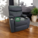 Master Rocking Reclining Chair with Cup Holders Black