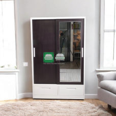Bruce All Metal Two Door Sliding Door Cabinet