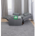 Bernard Wide Reclining Chair in Gray