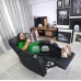 Master Rocking Reclining Chair with Cup Holders Black