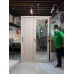 Barda  All Metal Compact Cabinet with Mirror Sliding Door Light Oak finish