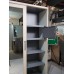 Barda  All Metal Compact Cabinet with Mirror Sliding Door Light Oak finish