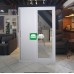 Alba  All Metal Cabinet with Mirror Sliding Door in White finish