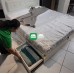 Dustin Marie Queen size bed frame with storage and built in night lamp