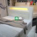 Dustin Marie Queen size bed frame with storage and built in night lamp