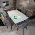 Nesto Modern Marble style  Dining Set for Six (6)
