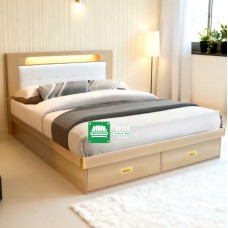 Vacker Vista Double size Bed Frame with Multiple Storage