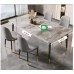 Celestia Dining set in Sinistered stone table for Six Celestia Dining set in Sinistered stone table for Six