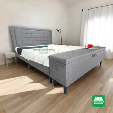 Amity Full size bed frame with Storage