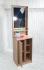 Compact Size Vanity Cabinet in Oak