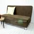 Compact Size Two Seater Sofa (Brown)