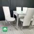 Expandable Dining set in White