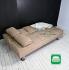 Handy Sofa Bed in Fabric Brown