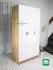 Sim 3 Door Wardrobe Cabinet in White & Oak